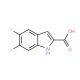 5,6-Difluoro-1H-indole-2-carboxylic acid (CAS 169674-35-5) - chemical structure image