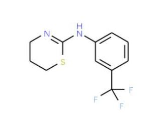 (5,6-Dihydro-4H-[1,3]thiazin-2-yl)-(3-trifluoromethyl-phenyl)-amine - chemical structure image