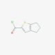 5,6-Dihydro-4H-cyclopenta[b]thiophene-2-carbonylchloride (CAS 142329-25-7) - chemical structure image