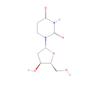5,6-Dihydrodeoxyuridine (CAS 5626-99-3) - chemical structure image