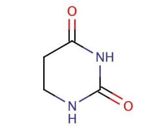 5,6-Dihydrouracil (CAS 504-07-4) - chemical structure image