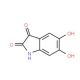5,6-dihydroxy-2,3-dihydro-1H-indole-2,3-dione - chemical structure image