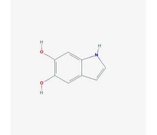 5,6-Dihydroxyindole (CAS 3131-52-0) - chemical structure image