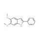 5,6-Dimethoxy-2-phenylindole (CAS 62663-26-7) - chemical structure image