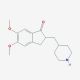 5,6-Dimethoxy-2-(piperidin-4-yl)methylene-indan-1-one (CAS 120014-30-4) - chemical structure image