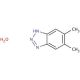5,6-Dimethyl-1H-benzotriazole monohydrate (CAS 4184-79-6) - chemical structure image