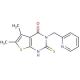 5,6-dimethyl-3-(pyridin-2-ylmethyl)-2-sulfanyl-3H,4H-thieno[2,3-d]pyrimidin-4-one - chemical structure image