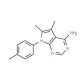 5,6-dimethyl-7-(4-methylphenyl)-7H-pyrrolo[2,3-d]pyrimidin-4-amine (CAS 72578-43-9) - chemical structure image