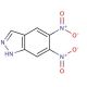 5,6-Dinitroindazole (CAS 59601-91-1) - chemical structure image