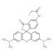 5(6)-Iodoacetamidotetramethylrhodamine (CAS 136538-85-7) - chemical structure image