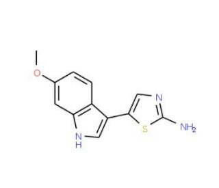 5-(6-Methoxy-1H-indol-3-yl)-1,3-thiazol-2-amine - chemical structure image