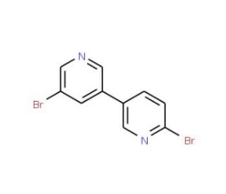 5,6&prime;-Dibromo-3,3&prime;-bipyridine (CAS 942206-15-7) - chemical structure image