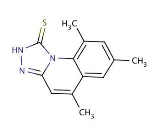 5,7,9-Trimethyl-[1,2,4]triazolo[4,3-a]quinoline-1-thiol - chemical structure image
