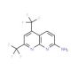 5,7-Bis(trifluoromethyl)[1,8]naphthyridin-2-amine (CAS 51420-72-5) - chemical structure image