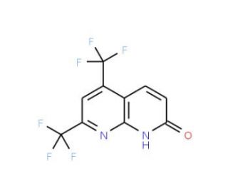 5,7-Bis(trifluoromethyl)[1,8]naphthyridin-2-ol (CAS 51420-73-6) - chemical structure image