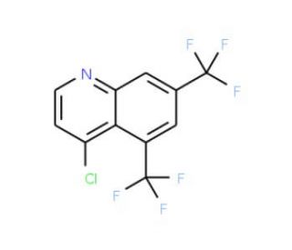 5,7-Bis(trifluoromethyl)-4-chloroquinoline (CAS 234450-34-1) - chemical structure image