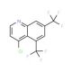 5,7-Bis(trifluoromethyl)-4-chloroquinoline (CAS 234450-34-1) - chemical structure image