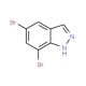 5,7-Dibromo-1H-indazole (CAS 50477-28-6) - chemical structure image