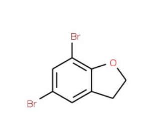 5,7-Dibromo-2,3-dihydrobenzo[b]furan (CAS 123266-59-1) - chemical structure image