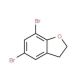 5,7-Dibromo-2,3-dihydrobenzo[b]furan (CAS 123266-59-1) - chemical structure image