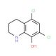 5,7-Dichloro-1,2,3,4-tetrahydro-quinolin-8-ol - chemical structure image