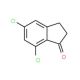5,7-Dichloro-1-indanone (CAS 448193-94-0) - chemical structure image