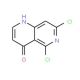 5,7-Dichloro-1H-[1,6]naphthyridin-4-one (CAS 863785-66-4) - chemical structure image