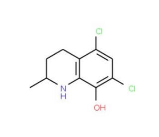 5,7-Dichloro-2-methyl-1,2,3,4-tetrahydro-quinolin-8-ol - chemical structure image