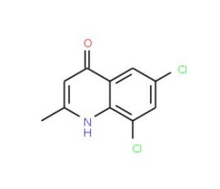 5,7-Dichloro-2-methyl-4-quinolinol (CAS 203626-49-7) - chemical structure image