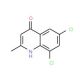 5,7-Dichloro-2-methyl-4-quinolinol (CAS 203626-49-7) - chemical structure image