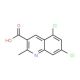 5,7-Dichloro-2-methylquinoline-3-carboxylic acid (CAS 948293-69-4) - chemical structure image