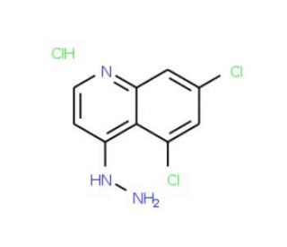 5,7-Dichloro-4-hydrazinoquinoline hydrochloride (CAS 1172490-52-6) - chemical structure image
