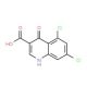 5,7-Dichloro-4-hydroxyquinoline-3-carboxylic acid (CAS 948293-74-1) - chemical structure image