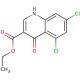 5,7-Dichloro-4-hydroxyquinoline-3-carboxylic acid ethyl ester (CAS 93514-82-0) - chemical structure image