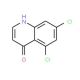 5,7-Dichloro-4-quinolinol (CAS 21873-52-9) - chemical structure image