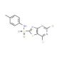 5,7-Dichlorothiazolo[4,5-d]pyrimidin-2-sulfonic acid (4-methylphenyl)amide - chemical structure image