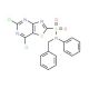 5,7-Dichlorothiazolo[4,5-d]pyrimidin-2-sulfonic acid benzylphenylamide - chemical structure image
