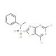 5,7-Dichlorothiazolo[4,5-d]pyrimidin-2-sulfonic acid methylphenylamide - chemical structure image
