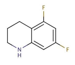 5,7-difluoro-1,2,3,4-tetrahydroquinoline - chemical structure image
