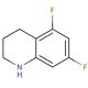 5,7-difluoro-1,2,3,4-tetrahydroquinoline - chemical structure image