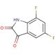5,7-difluoro-1H-indole-2,3-dione (CAS 116570-41-3) - chemical structure image