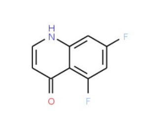 5,7-Difluoroquinolin-4-ol (CAS 874804-43-0) - chemical structure image