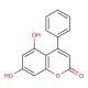5,7-Dihydroxy-4-phenylcoumarin (CAS 7758-73-8) - chemical structure image
