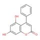 5,7-Dihydroxy-4-propylcoumarin (CAS 66346-59-6) - chemical structure image