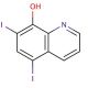 5,7-Diiodo-8-hydroxyquinoline (CAS 83-73-8) - chemical structure image
