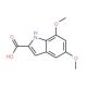 5,7-dimethoxy-1H-indole-2-carboxylic acid - chemical structure image