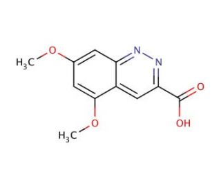 5,7-dimethoxycinnoline-3-carboxylic acid - chemical structure image