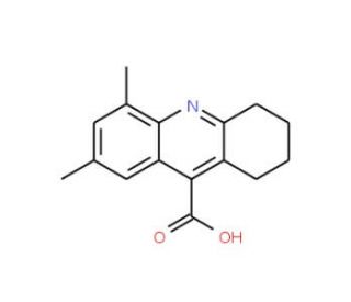 5,7-Dimethyl-1,2,3,4-tetrahydro-acridine-9-carboxylic acid - chemical structure image