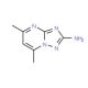 5,7-Dimethyl-[1,2,4]triazolo[1,5-a]pyrimidin-2-ylamine (CAS 7135-02-6) - chemical structure image
