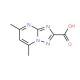 5,7-Dimethyl-[1,2,4]triazolo[1,5-a]pyrimidine-2-carboxylic acid (CAS 87253-62-1) - chemical structure image